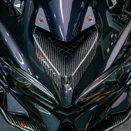 ラム カワサキ Ninja ZX-25R カーボン ラムエアダクトカバー 10704500