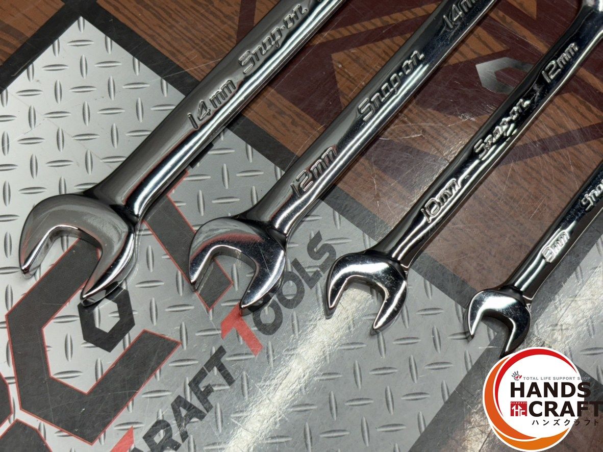 〇スナップオン Snap-on VOM810 1012 1214 1417 オープンエンドレンチ 4点セット ハンズクラフト佐賀