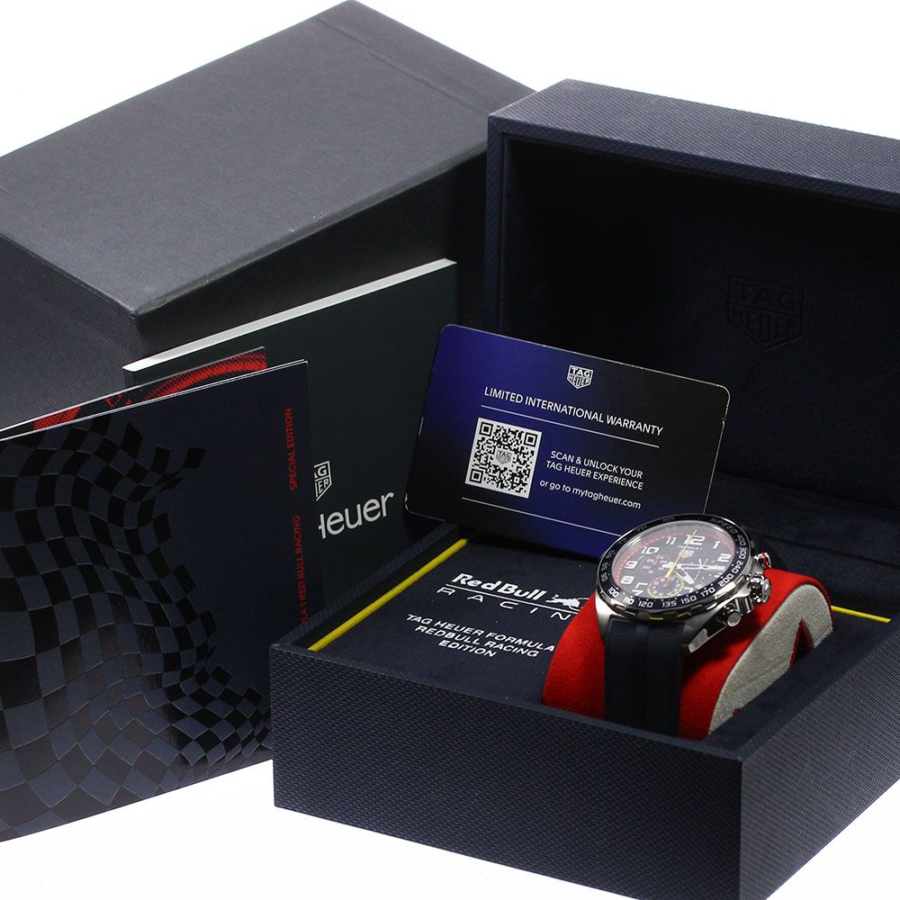 TAG HEUER タグホイヤー カレラ レッドブル 箱 保証書付き（タグ  