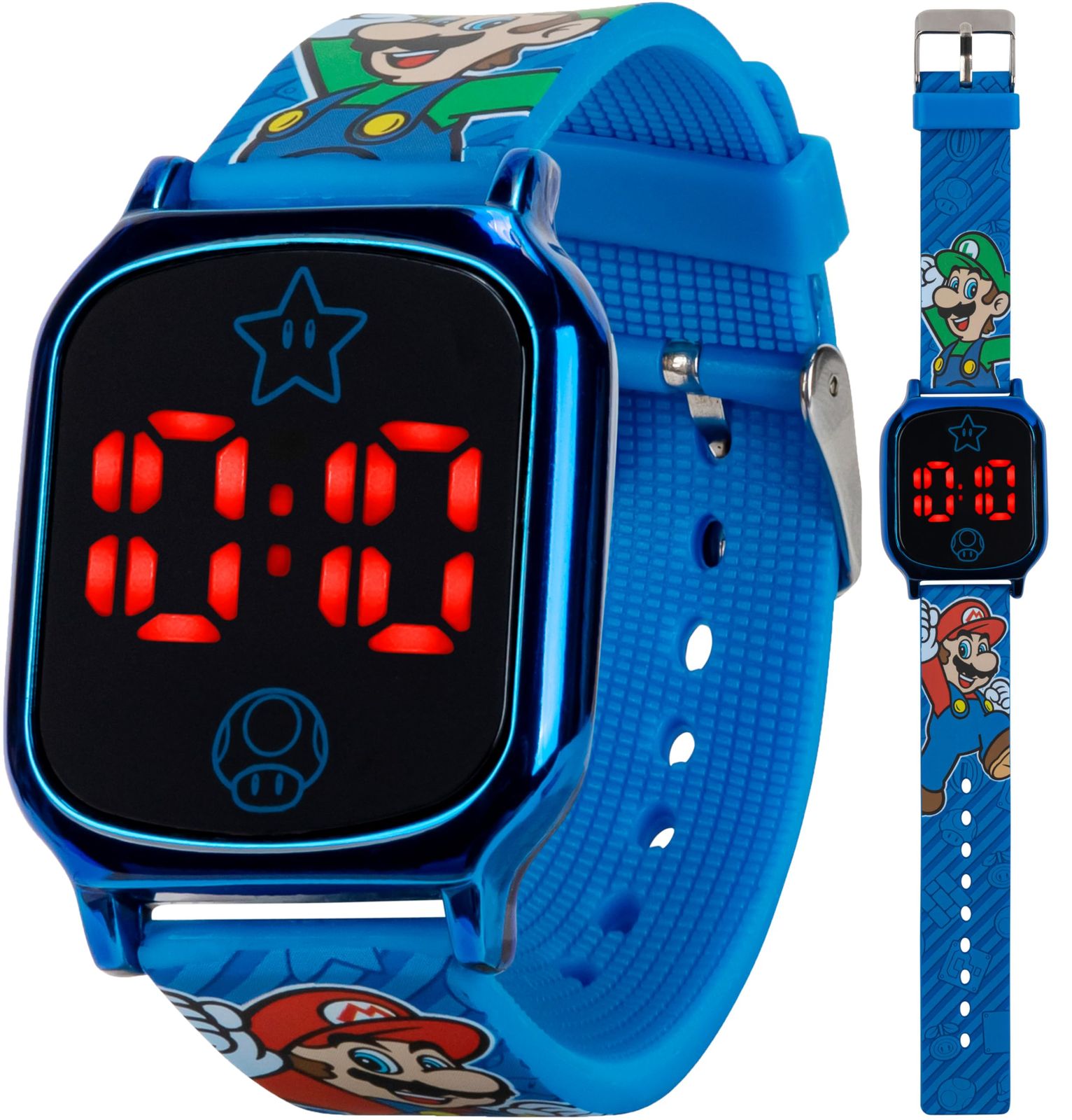 [Accutime Corp.] 腕時計 ACCUTIME Super Mario Digital Quartz Watch GSM4097AZ ブルー