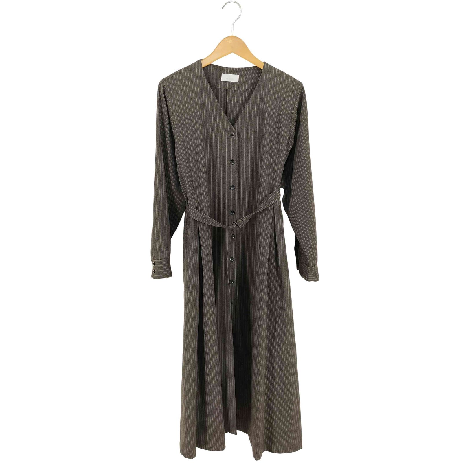 フランネル Phlannel Winter Stripe V-neck Maxi Dress レディース JPN 1