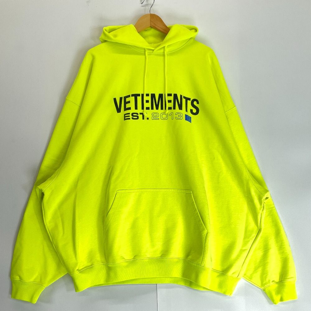 Vetements ヴェトモン 【美品/23年製】UE54HD100Y FLAG LOGO HOODIE プルオーバー パーカー/ S - メルカリ