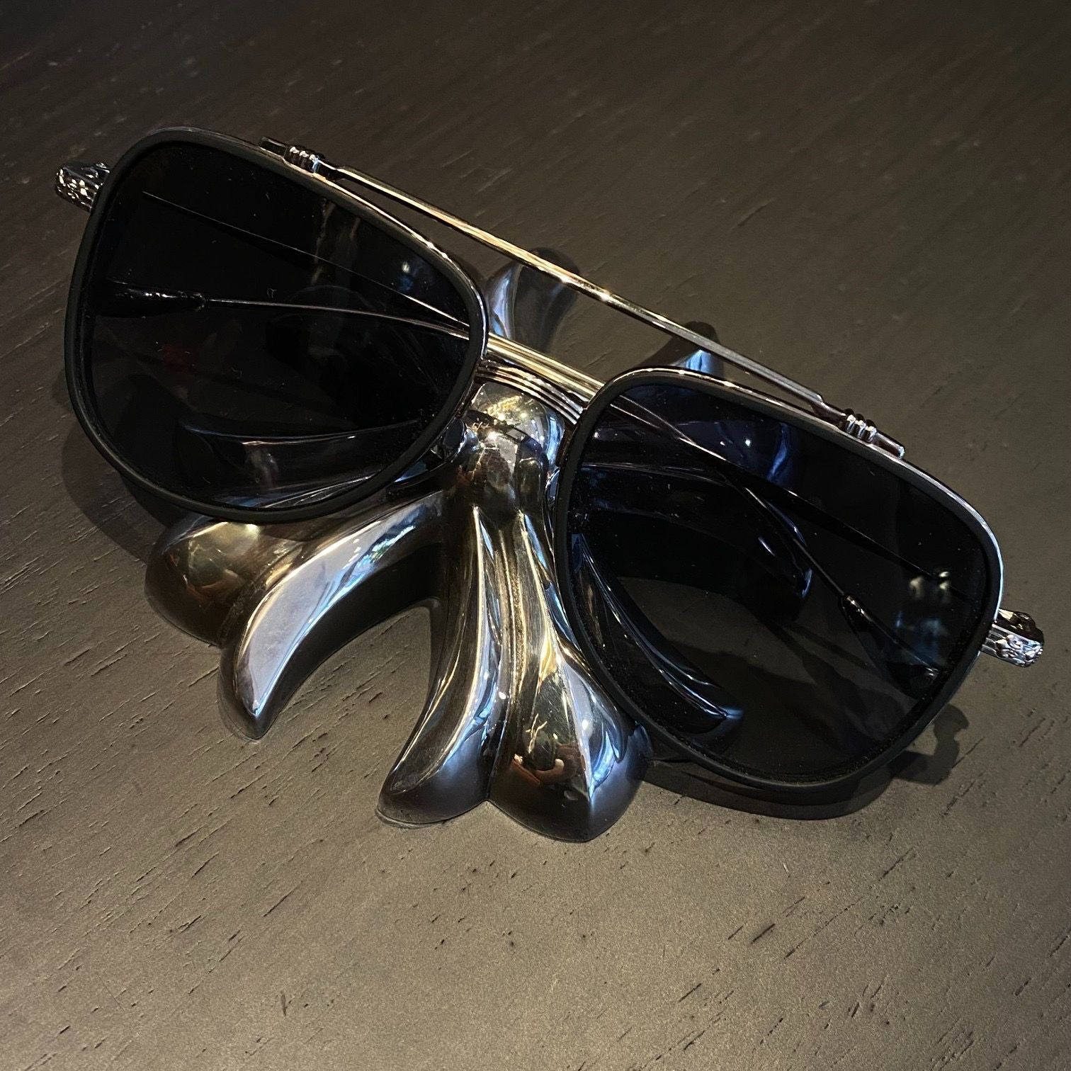 新品未使用CHROME HEARTS クロムハーツメガネBONENNOISSEUR Ⅱ 黒 - メルカリ