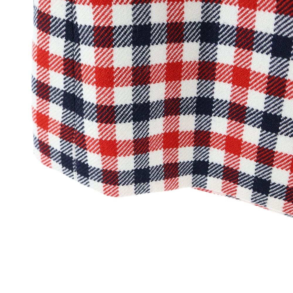 Christian Dior (クリスチャンディオール) チェック総柄 シルク ミニ