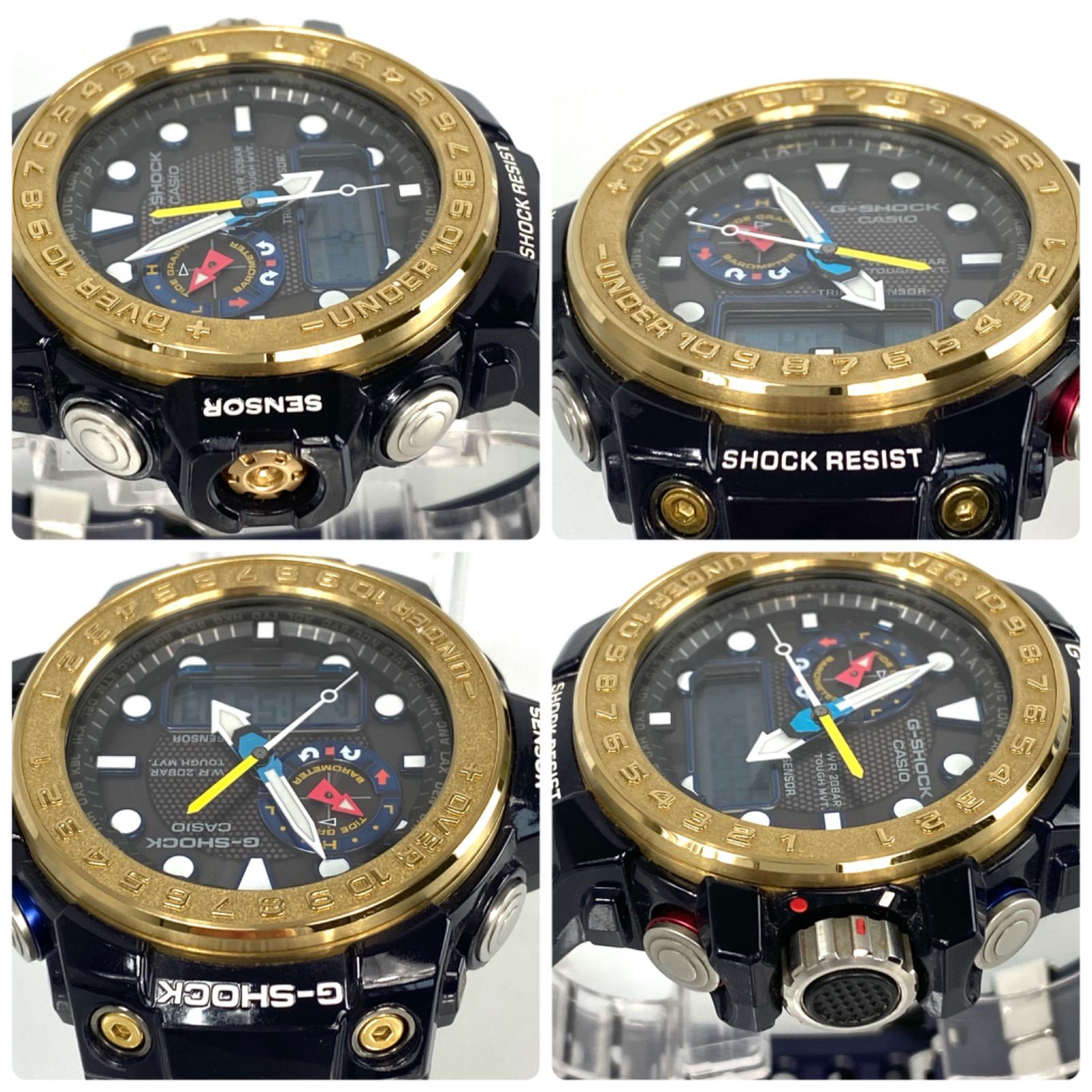 カシオ G-SHOCK ガルフマスター GWN-1000F-2AJF 電波ソーラー アナデジ ラバー 黒 - メルカリ