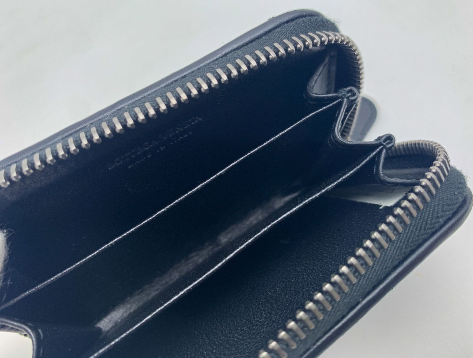 【美品】ボッテガヴェネタ イントレチャート コインケースネロブラック✨4️⃣ BOTTEGA VENETA ボッテガヴェネタ 黒 ブラック イントレチャート