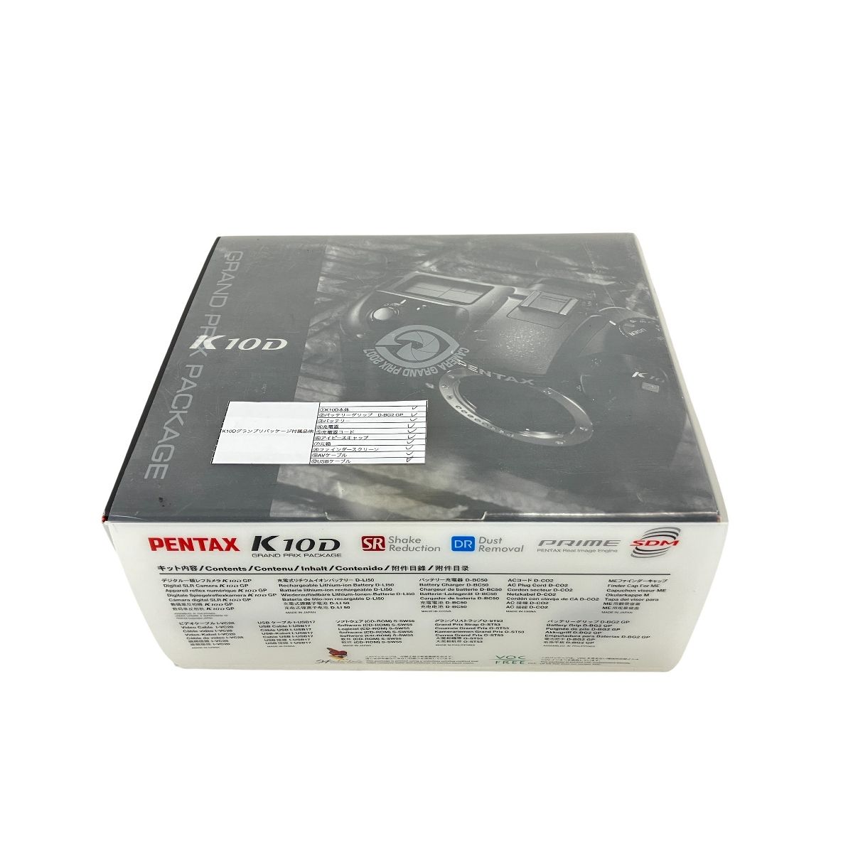 PENTAX ペンタックス K10D グランプリパッケージ CAMERA GRAND