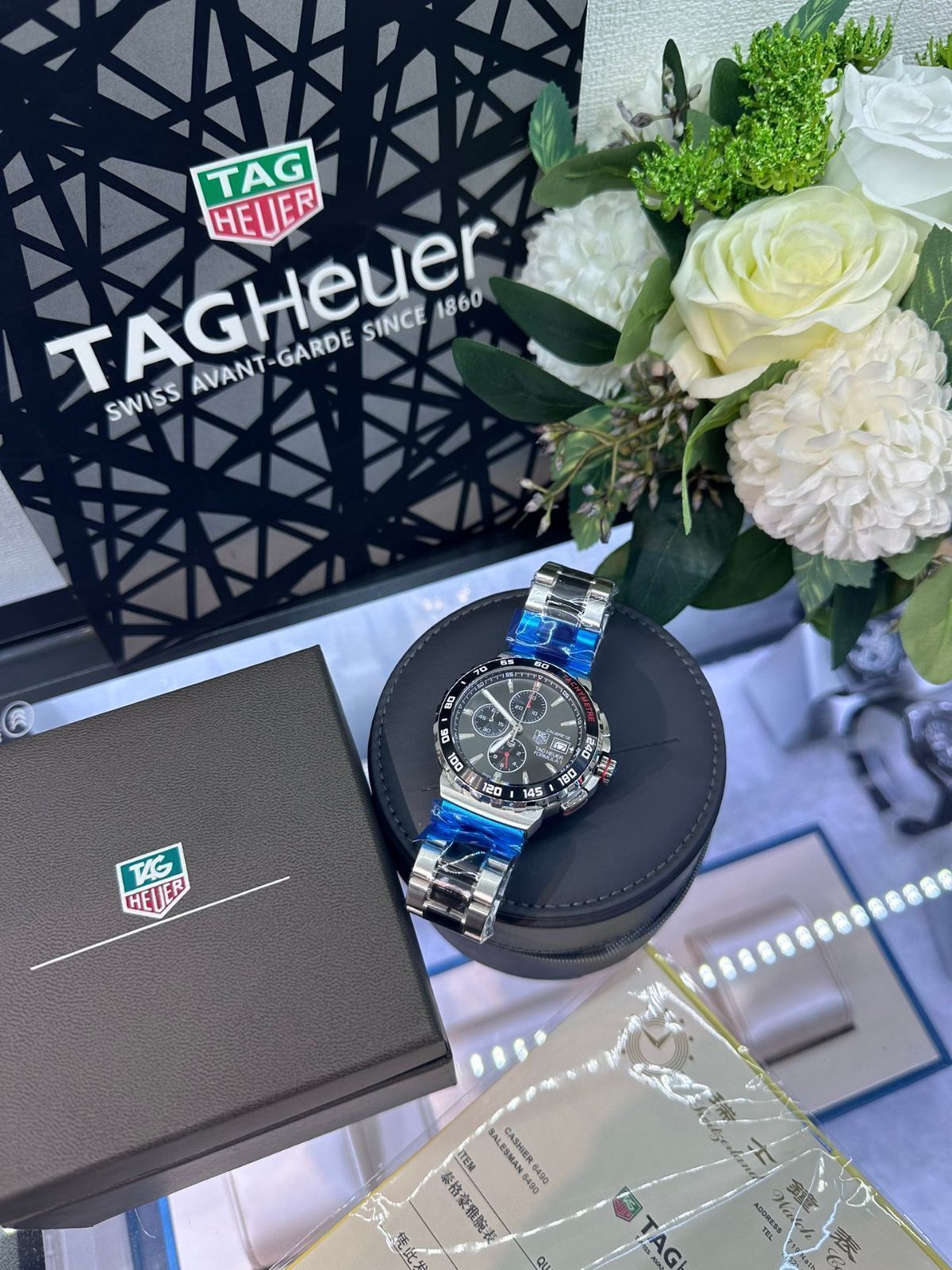 よろしくTAG Heuer automart 自動巻き時計 ケース付き稼働 タグ・ホイヤーの自動巻き時計の手入れ。トラブル対処とケア方法