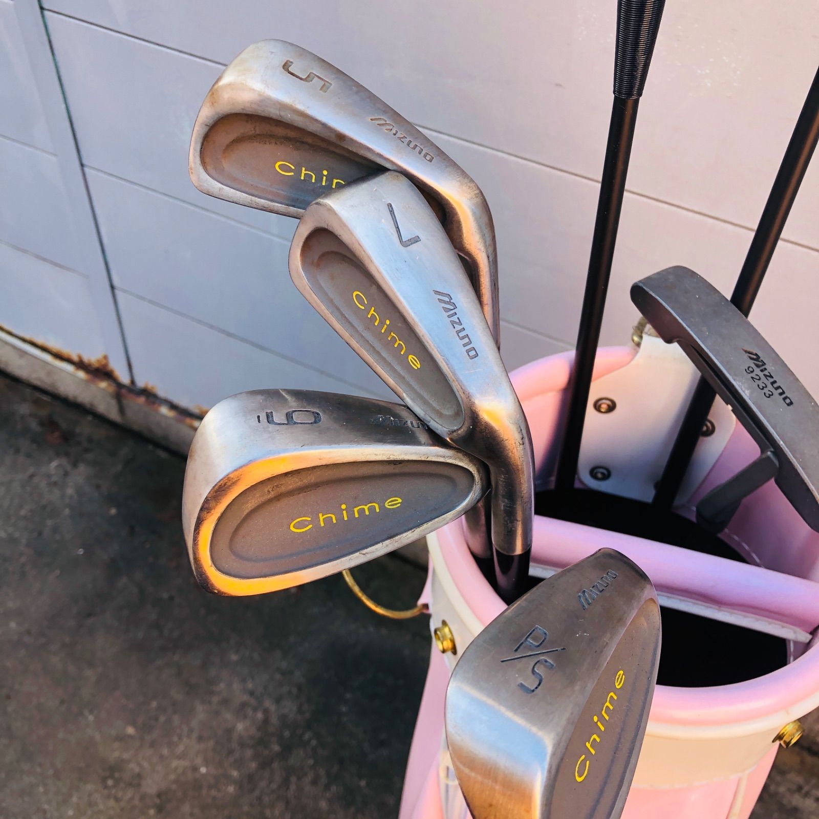 X419 mizuno chime レディース ゴルフクラブセット ハローキティ