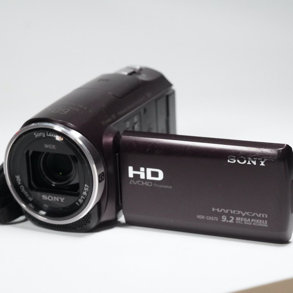 SONY ソニー HDR-CX535 ブラウン 動作OK 1週間保証 /9983 - メルカリ