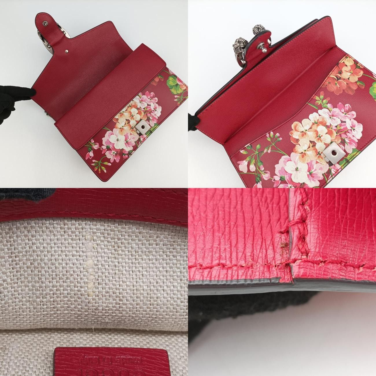 グッチGucciディオニュソスレッド×マルチ レザー400249G019417109