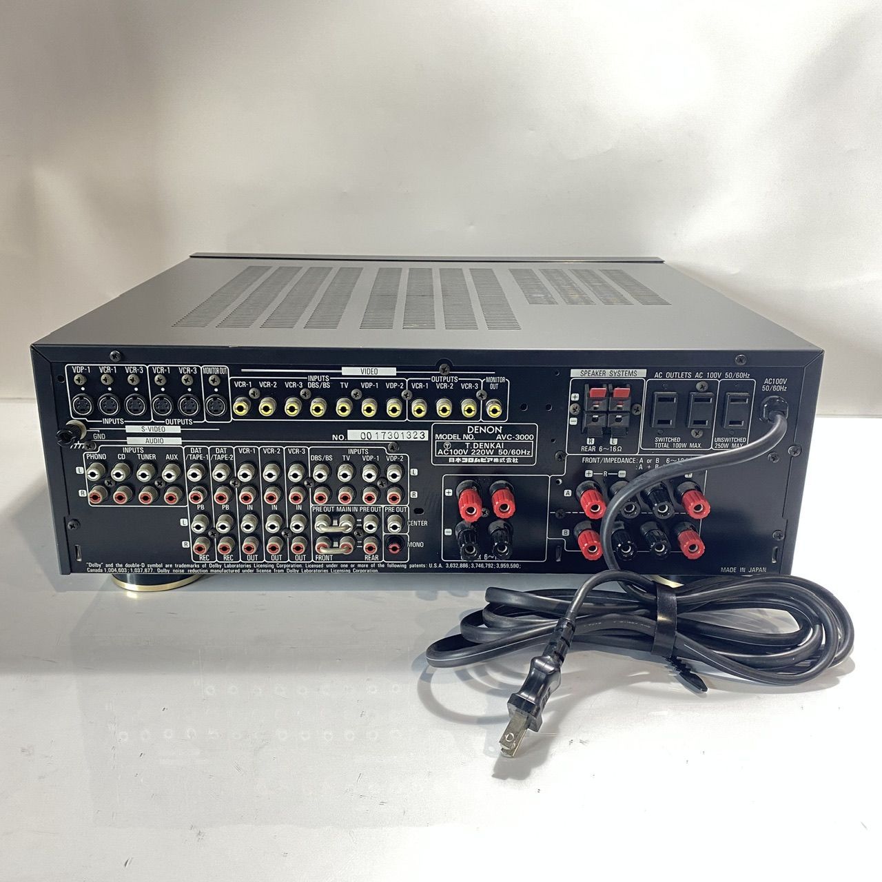 DENON（デノン） AVサラウンドアンプ　AVC-3890　fm249 AVC-3890 - AVアンプ | Denon - 日本