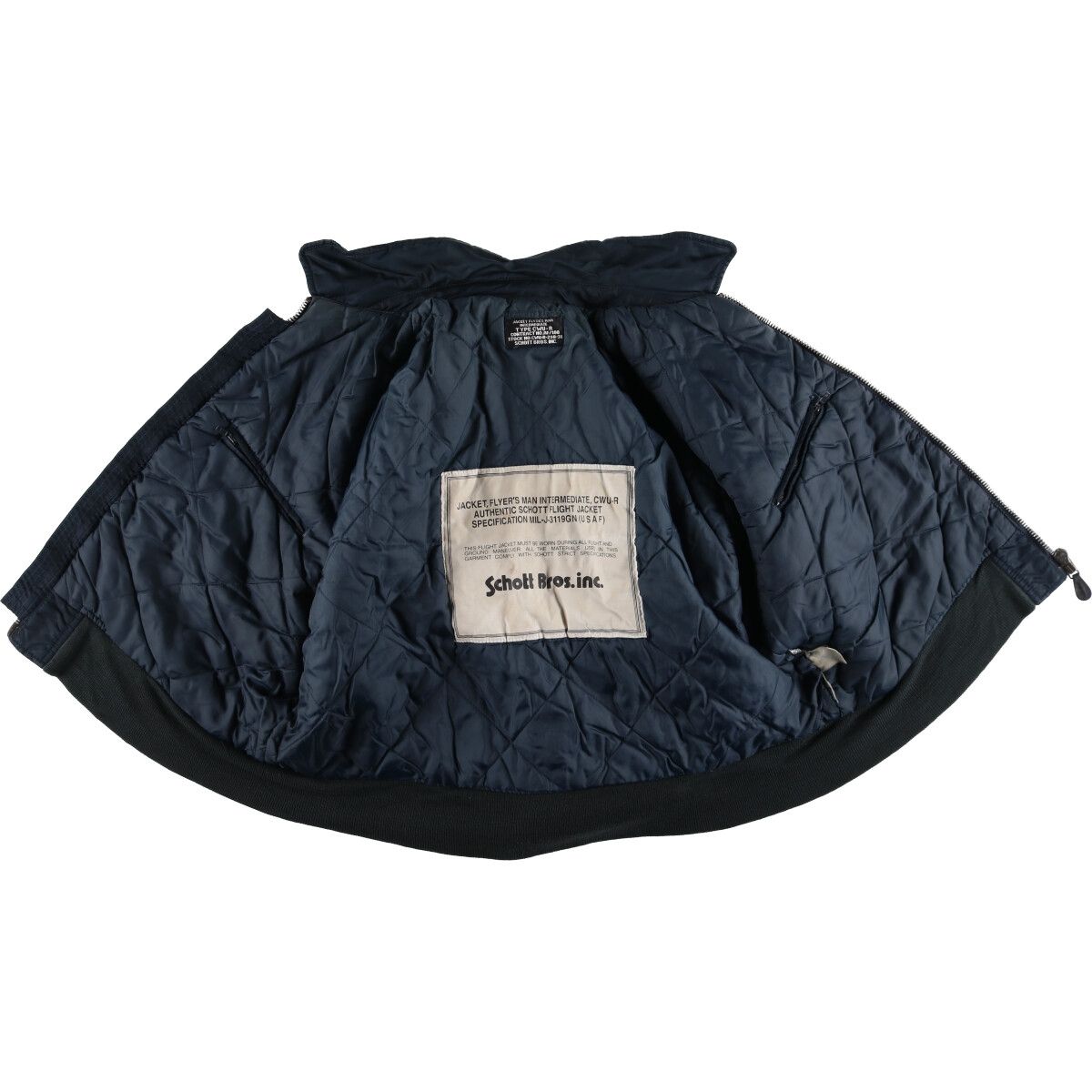 Schott CWUフライトジャケット USA製 ショット アメリカ古着 90s Schott CWU-R flight jacket | sui & shara