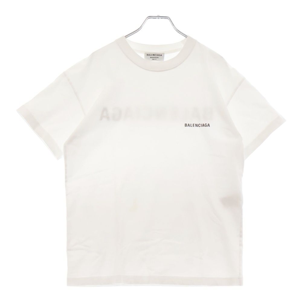 BALENCIAGA (バレンシアガ) バックロゴプリント 半袖Tシャツ