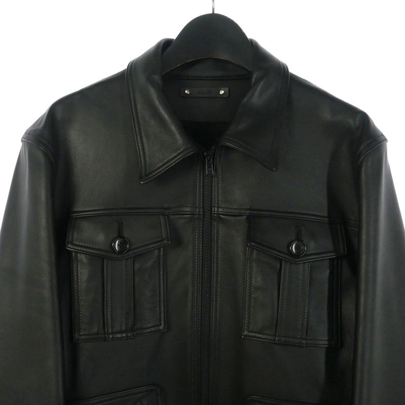 マインデニム MINEDENIM 21AW SHEEP Leather 4PK Zip up Jacket シープ 