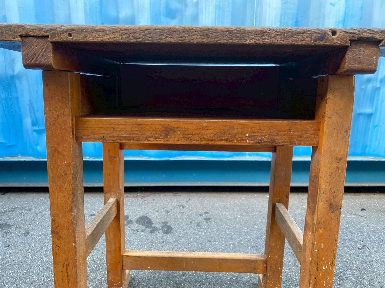 ヴィンテージ 学校の木製机