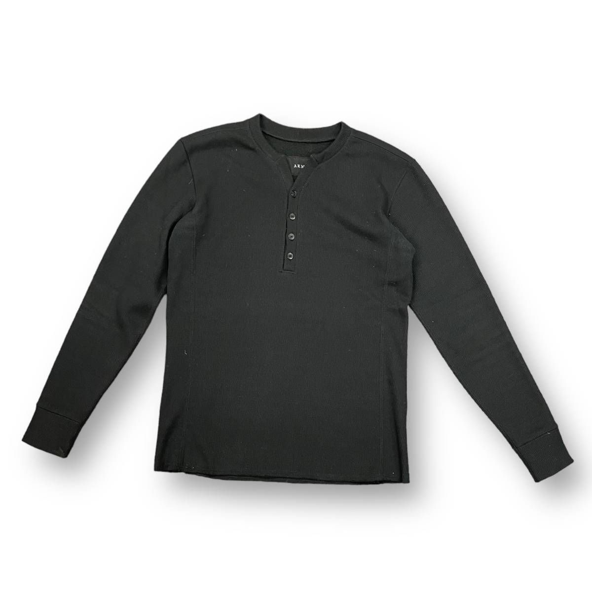 AKM L/S HENLEY NECK ヘンリーネック カットソー Tシャツ エイケイエム 