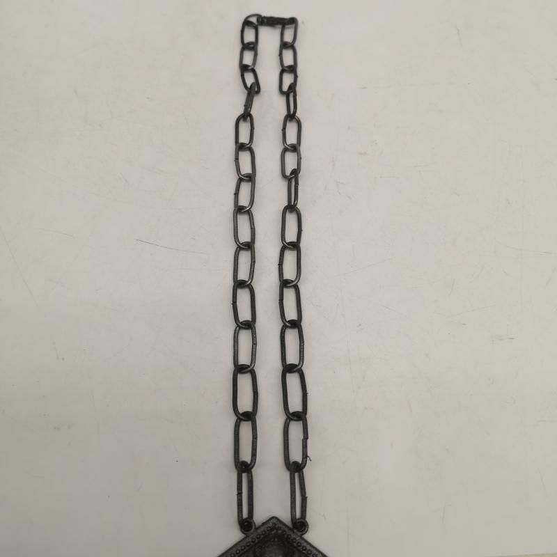 み*️様 ★1点物★ジャンポールゴルチエ★アンティークスカルクロスネックレス ☆1点物☆ジャンポールゴルチエ☆スカルフリンジクロス