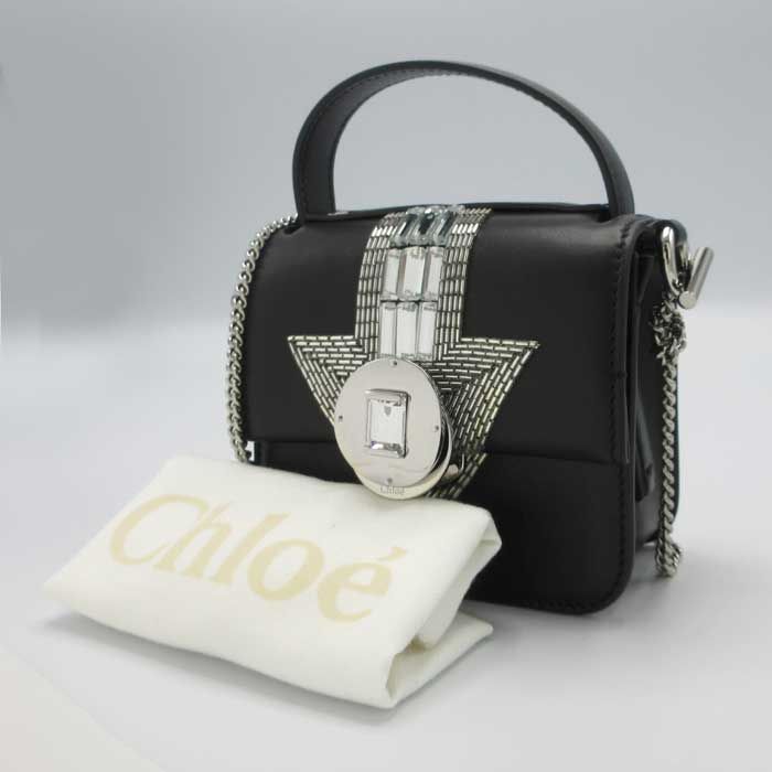 Chloe  ショルダーバッグ CHC24SP423L97 001 クロエ ショルダーバッグ Chloe ビジュー ミニバッグ 2WAY