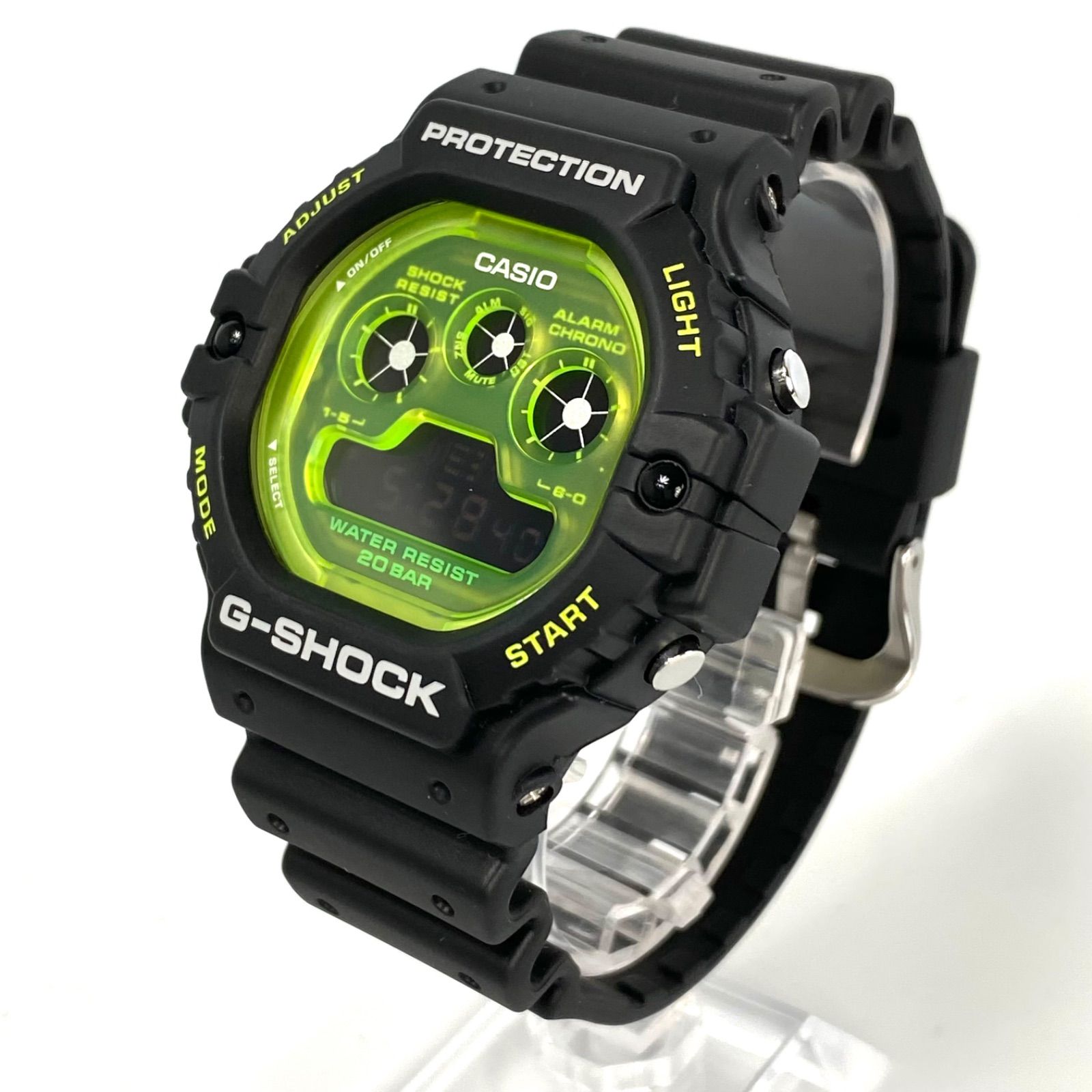 美品】カシオ G-SHOCK 5900シリーズ DW-5900TS-1JF クォーツ グリーン