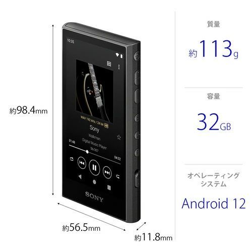 数量 SONY ソニー NW-A306 BC ブラック ウォークマン A300シリーズ 32GB ハイレゾ対応
