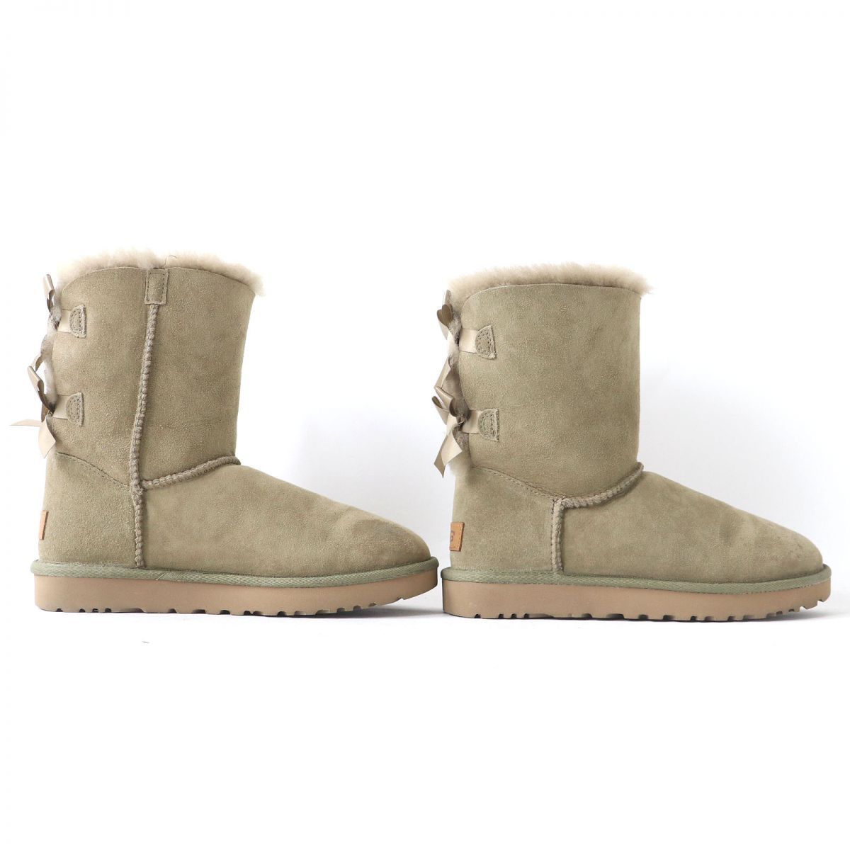 美品△UGG australia アグ 1016225 BAILEY BOW 2 ベイリー ボウ 2