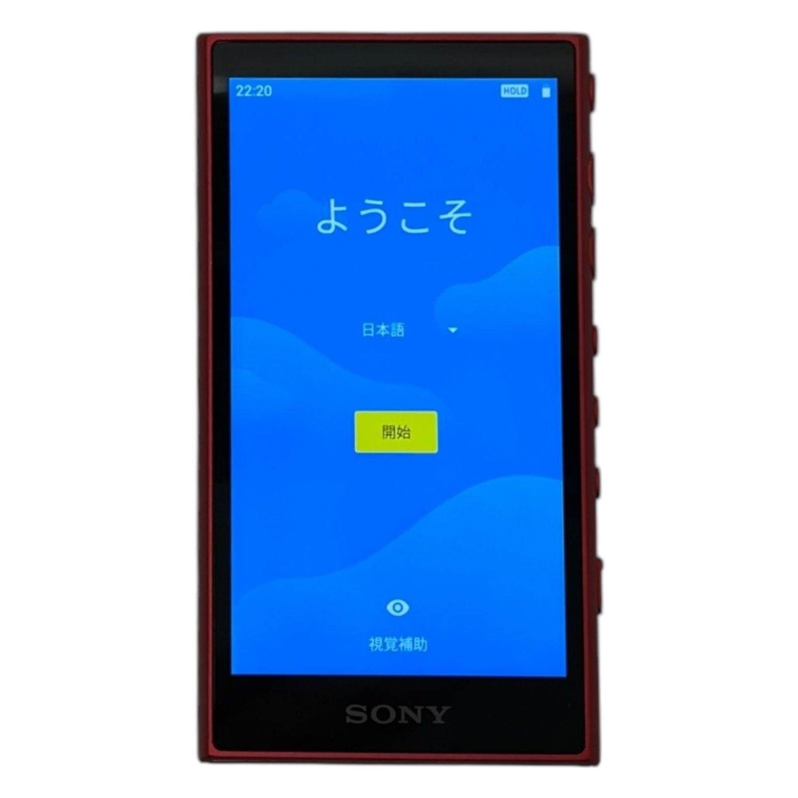 中古品〕 WALKMAN A100シリーズ メモリ32GB+microSD ブルー NW-A106