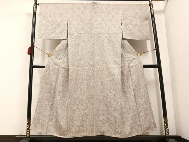 平和屋着物 名門 藤娘きぬたや 杢目絞り 小紋 正絹 AABB5110ph