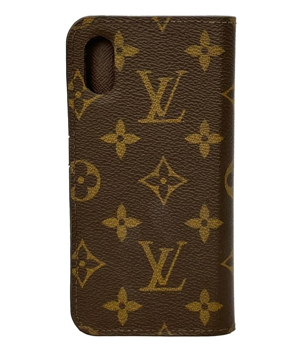 ルイ ヴィトン iphoneケース X XS モノグラム フォリオ M63433 レディース メンズ LOUIS VUITTON