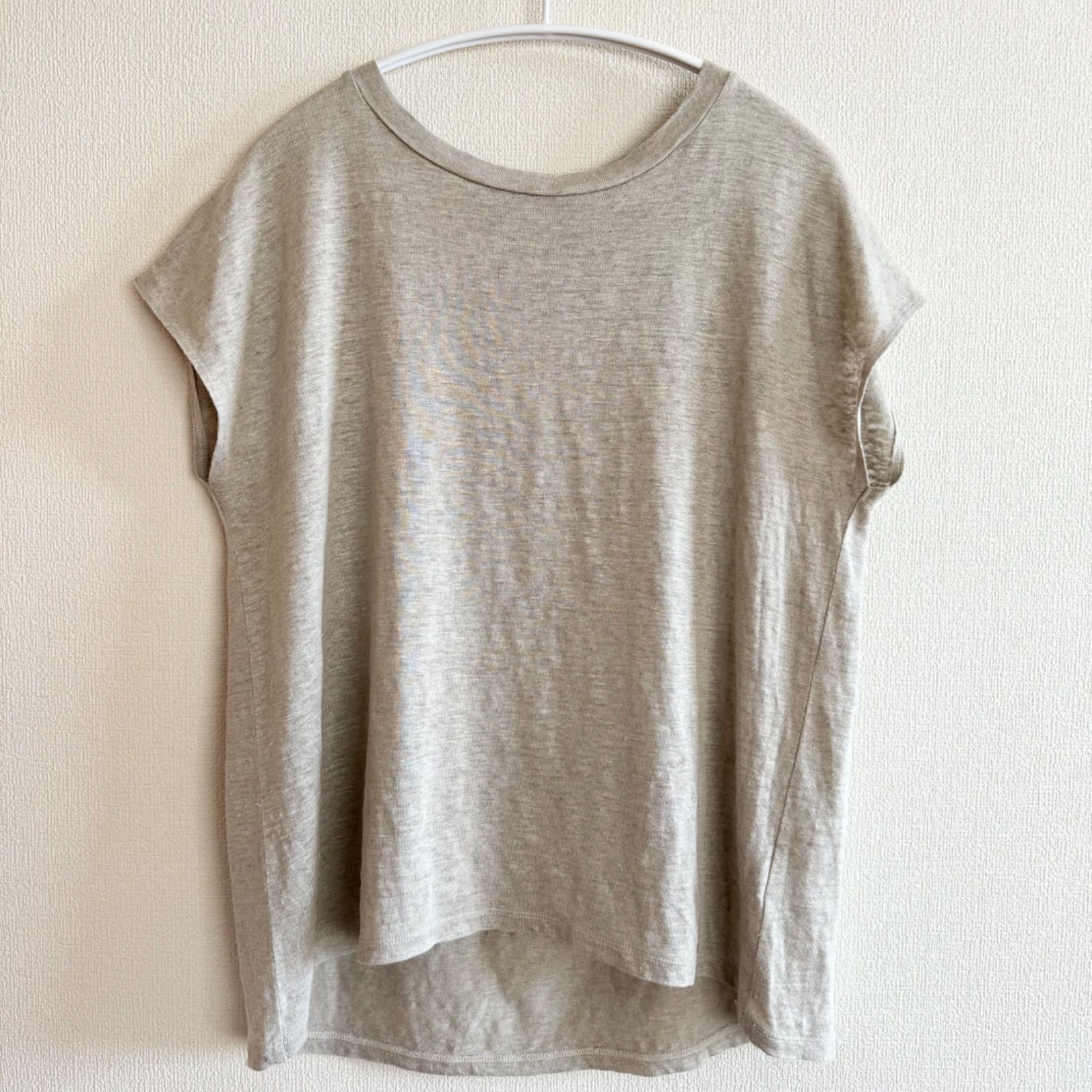 【別倉庫からの配送】 IENA リネンフレンチスリーブTシャツ メルカリ - カットソー(半袖/袖なし)