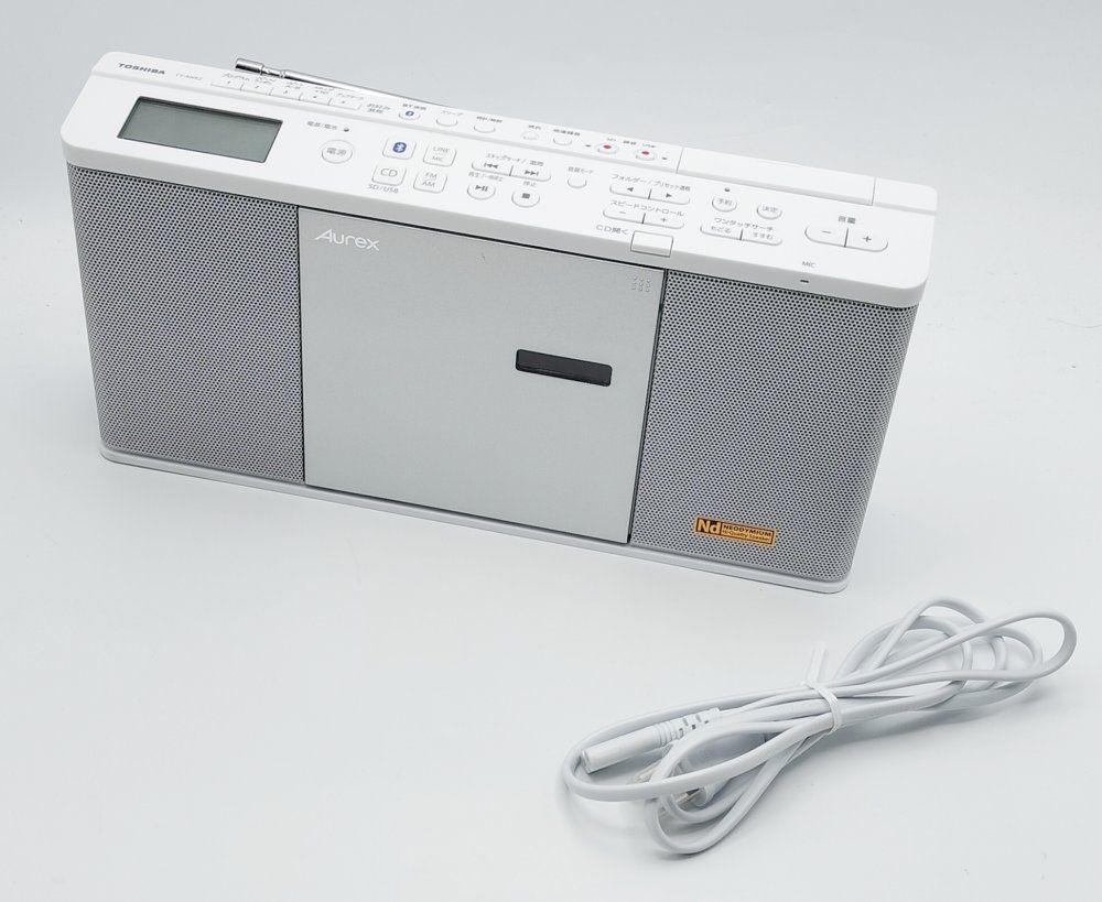 東芝 Aurex TY-ANX2(W) WHITE SD/USB/CDラジオ 【公式通販】