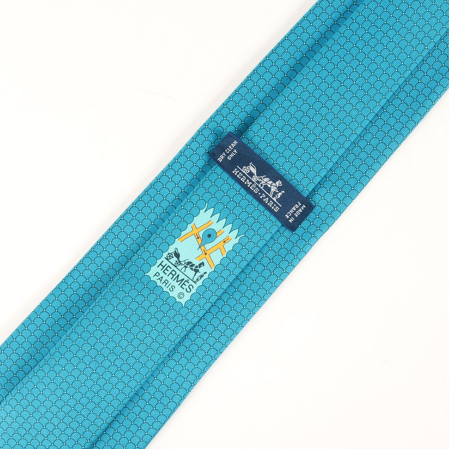❤️HERMES PARIS ストライプネクタイ　正規品 美品 エルメス HERMES ネクタイ シルク フランス製 【H柄