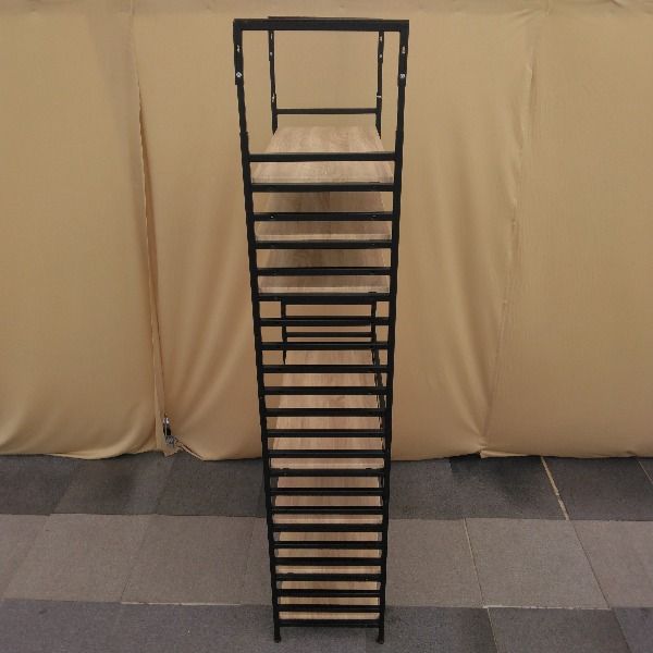 リビング壁面収納 システム収納 ブルックリン風突っ張りラック 軽量ラック MARWIL-DEMENAGEMENTS_CH