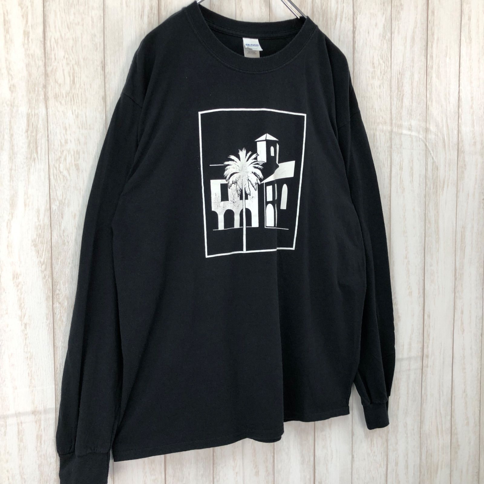 GILDAN ギルダン ロングTシャツ プリントロンT 長袖 カットソー