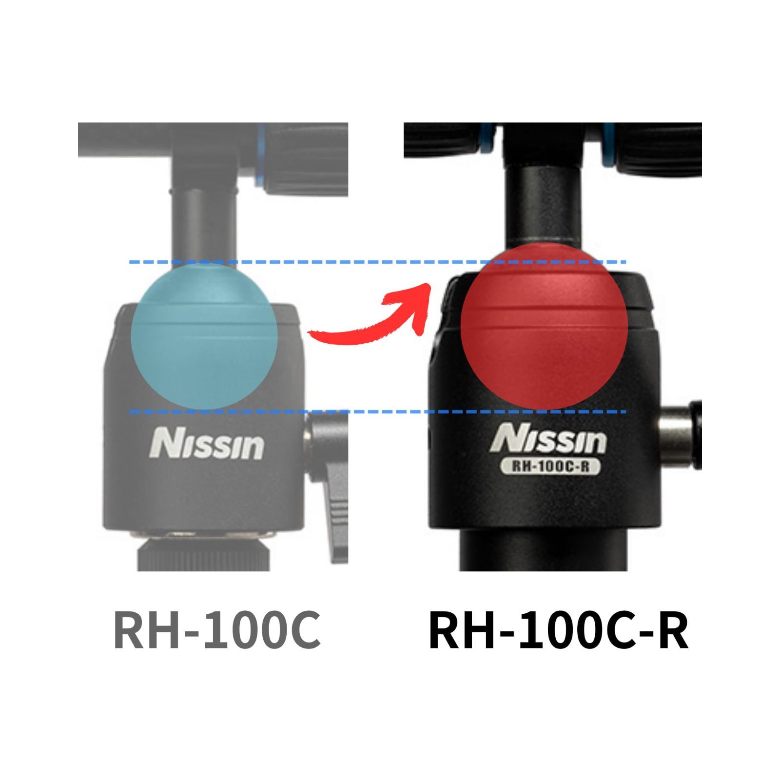 RH-100C-R カーボンファイバー製レフ板ホルダー