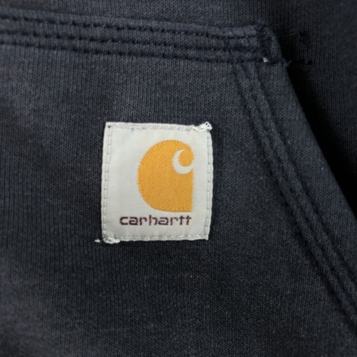 古着 カーハート Carhartt スウェットフルジップパーカー メンズS相当  