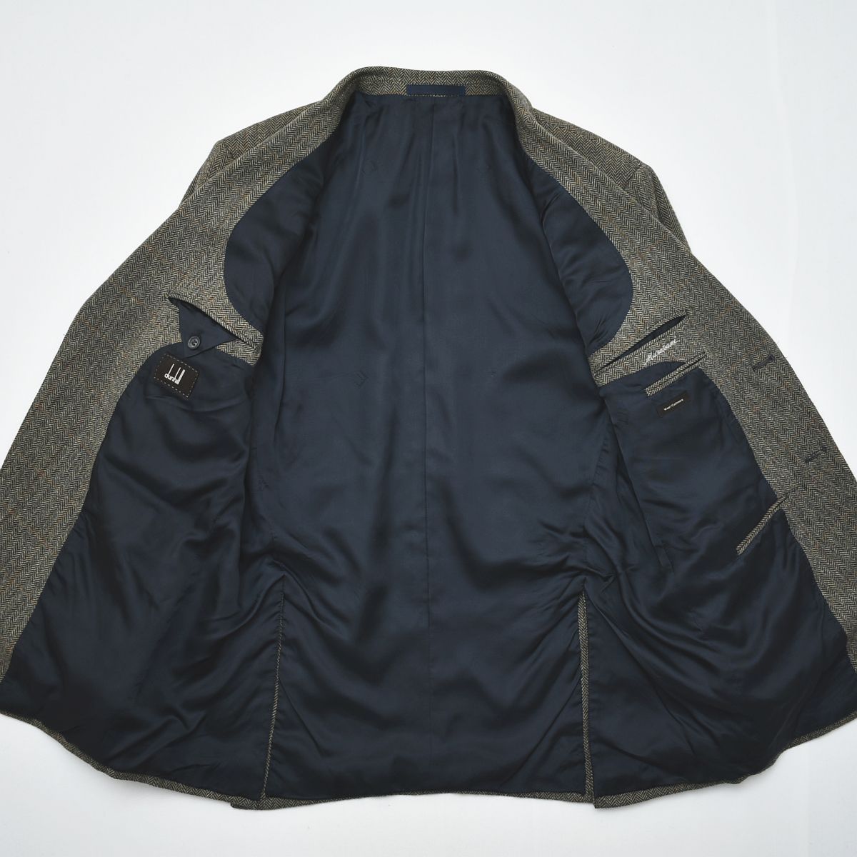 dunhill　カシミア100%　ヘリンボーン柄　美品 dunhill カシミア100% ヘリンボーン柄 美品 - メルカリ