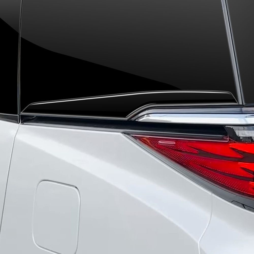 式 トヨタ アルファード ヴェルファイア 40系対応 リアウィンドウモール 外装パーツ 2点セット 車体装飾 キズ防止 耐摩耗