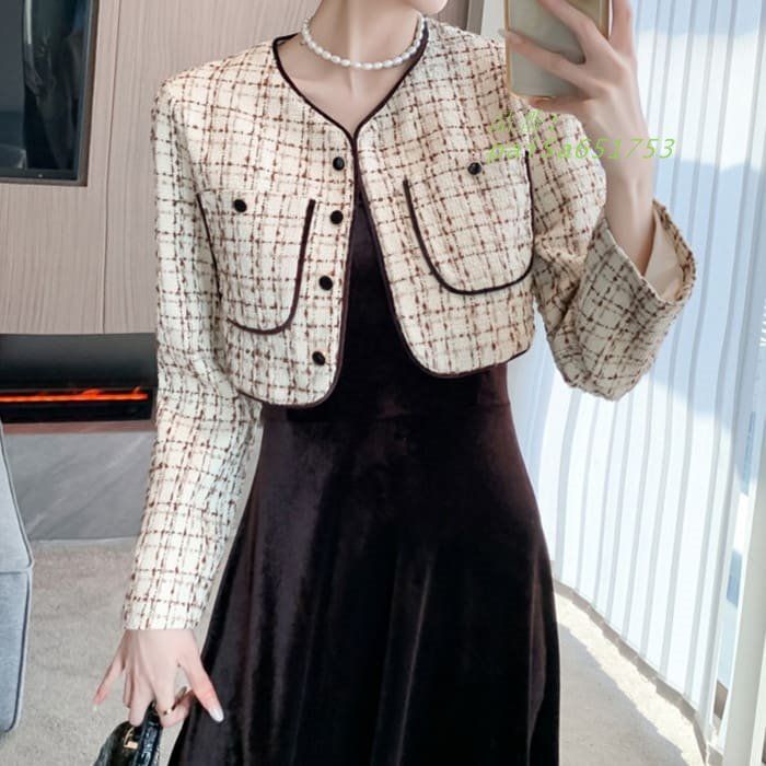 レディース ツイードジャケット