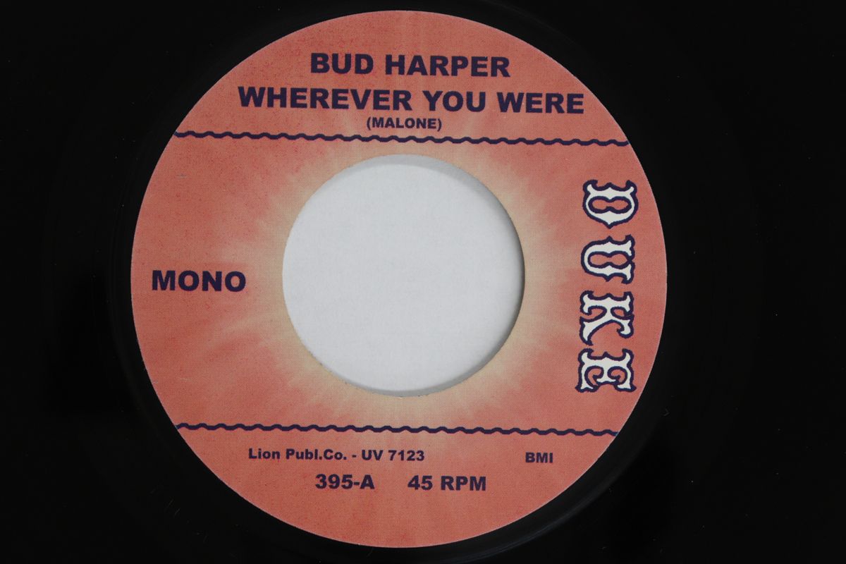 英7” Bud Harper / Bobby Bland Wherever You Were / Shoes 395 DUKE /00080 7