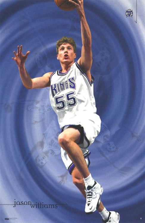 未開封 99年当時品 Jason Williams ジェーソンウィリアムズ ポスター NBA バスケットボール スポーツグッズ ヴィンテージポスター