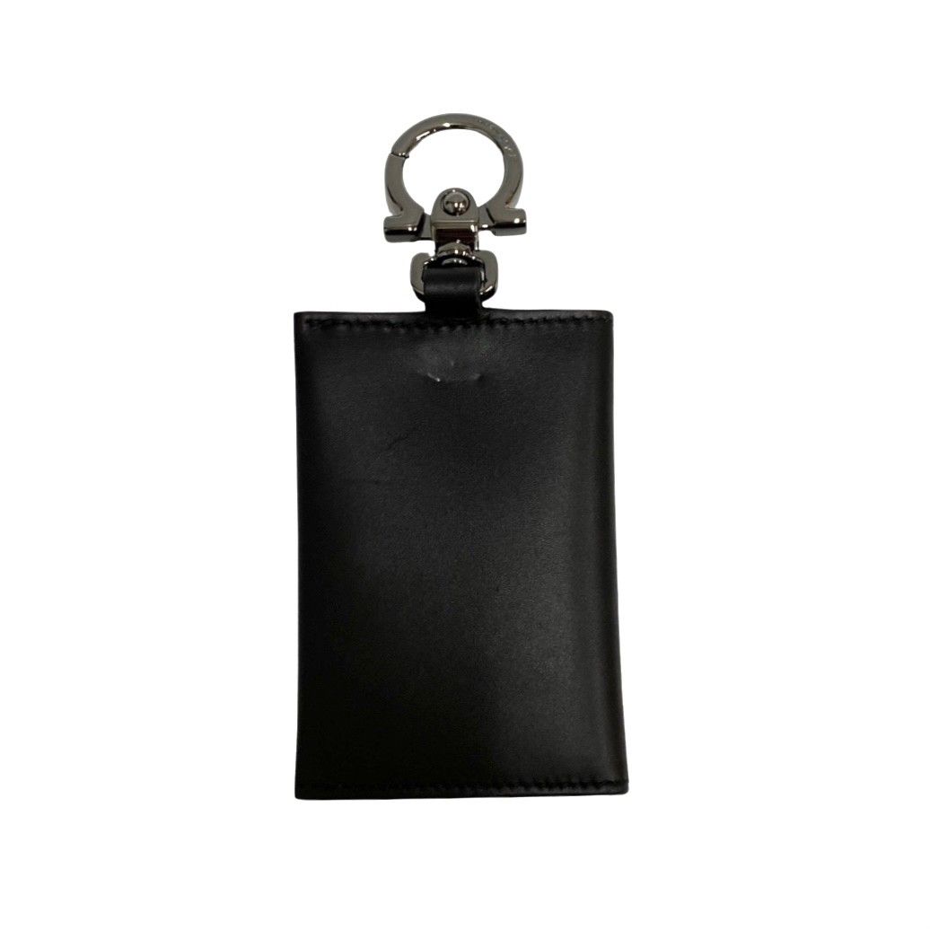 正規品 フェラガモ Ferragamo キー 名刺ケース 特大ガンチーニ 箱 極 美品 保存箱付 Salvatore Ferragamo サルヴァトーレ