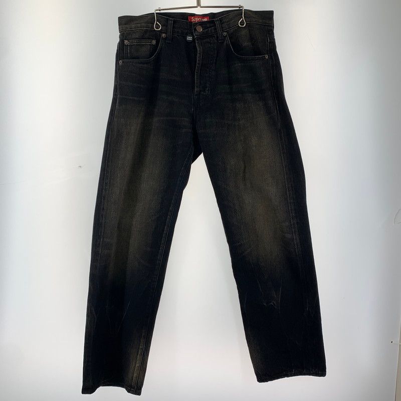 SUPREME DISTRESSED LOOSE FIT SELVEDGE JEAN シュプリーム 149-250621-st-12-fuz