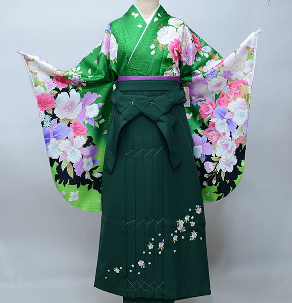 二尺袖 着物 袴フルセット From KYOTO 袴変更可能 NO39587 - メルカリ