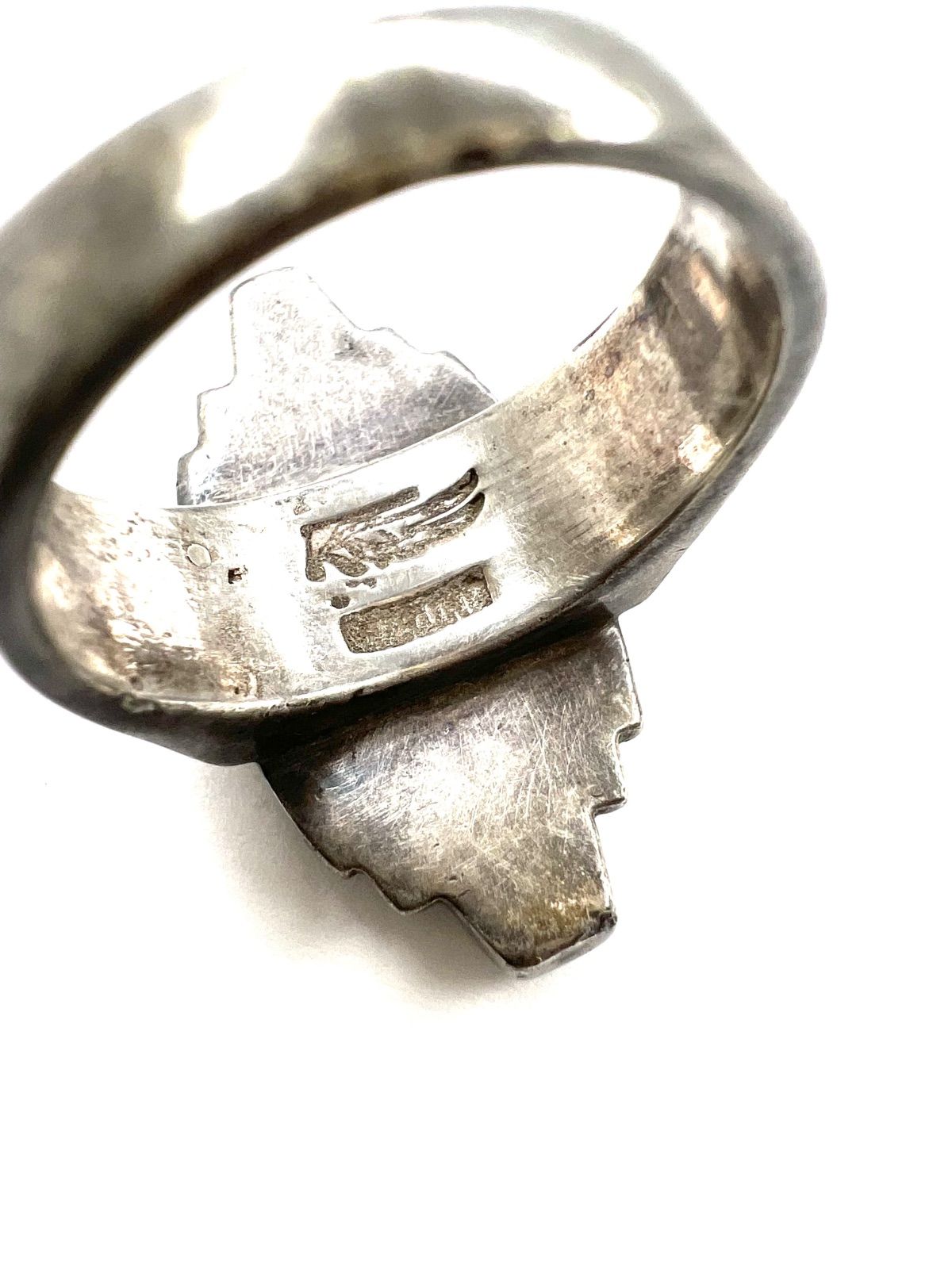Navajo Ray Tracey ナバホ インレイ シルバー リング WWW_SHINETEETH_COM