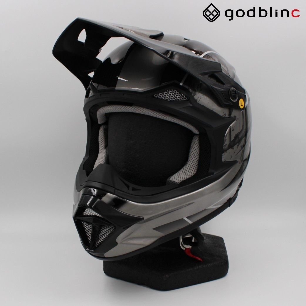 ZEALOT マッドジャンパー2 CARBON HYBRID GRAPHIC GRAY METALLIC Lサイズ MJC0012 オフロードヘルメット