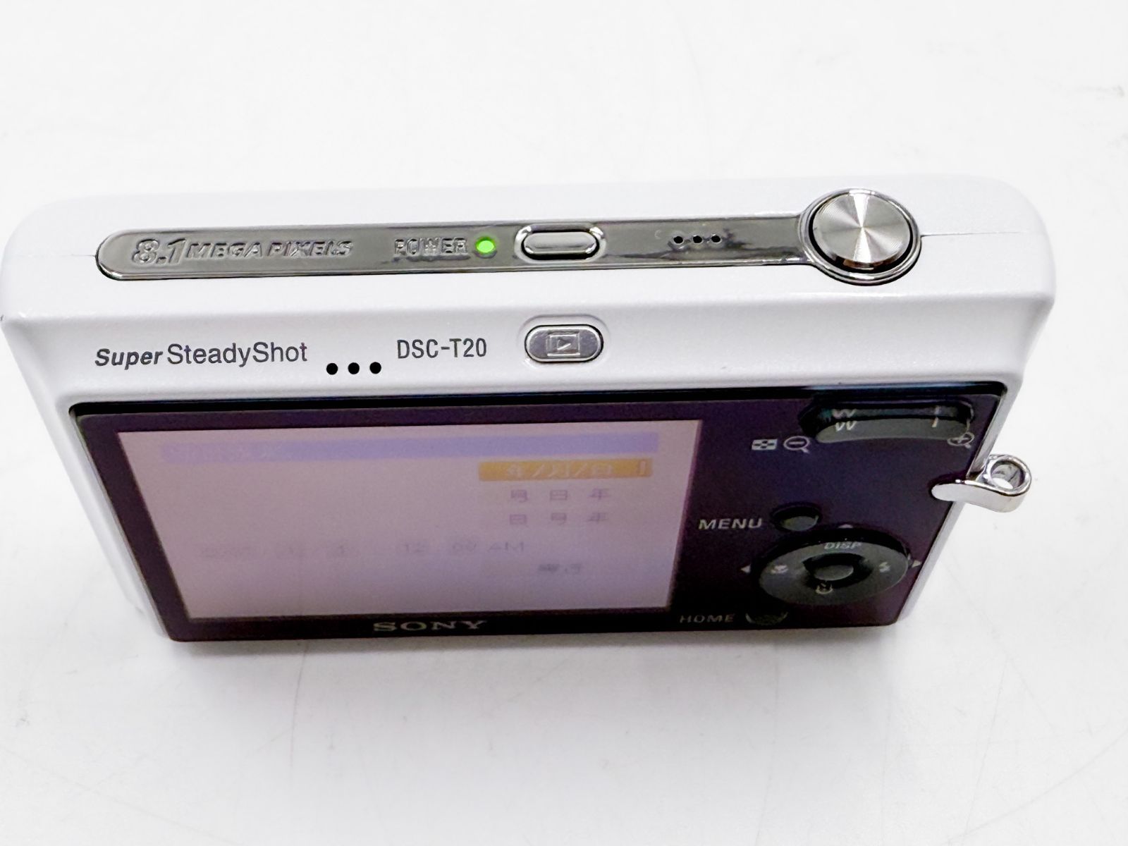SONY - 新品同様 Cyber-shot DSC-T20 シルバー  M333 Sony Cyber-shot DSC-T20 8.1MP Digital Camera - Silver for