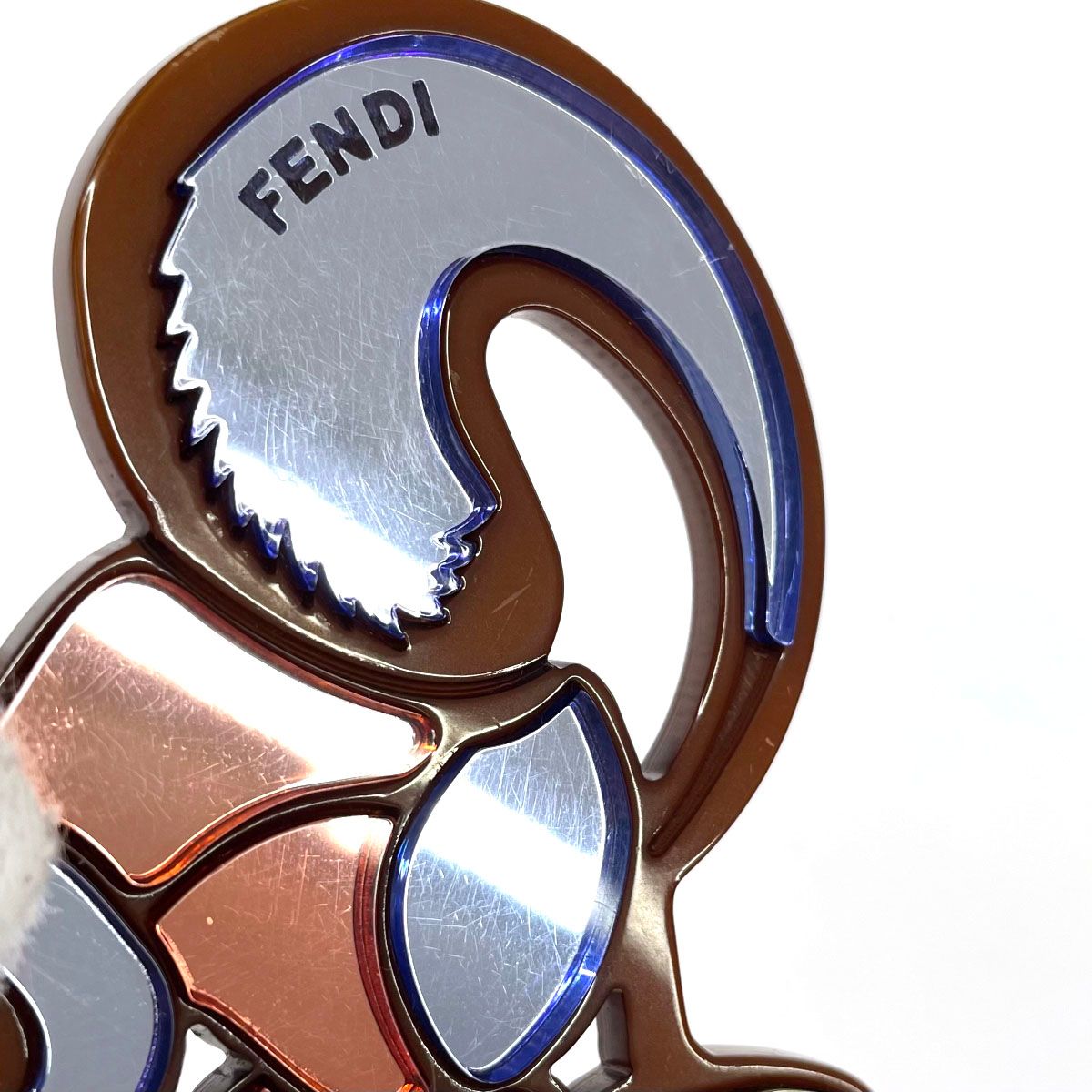 ✨極美品✨FENDI フェンディ ポンポンチャーム　ブラウン FFロゴ ポンポンチャーム ブラウン | Fendi