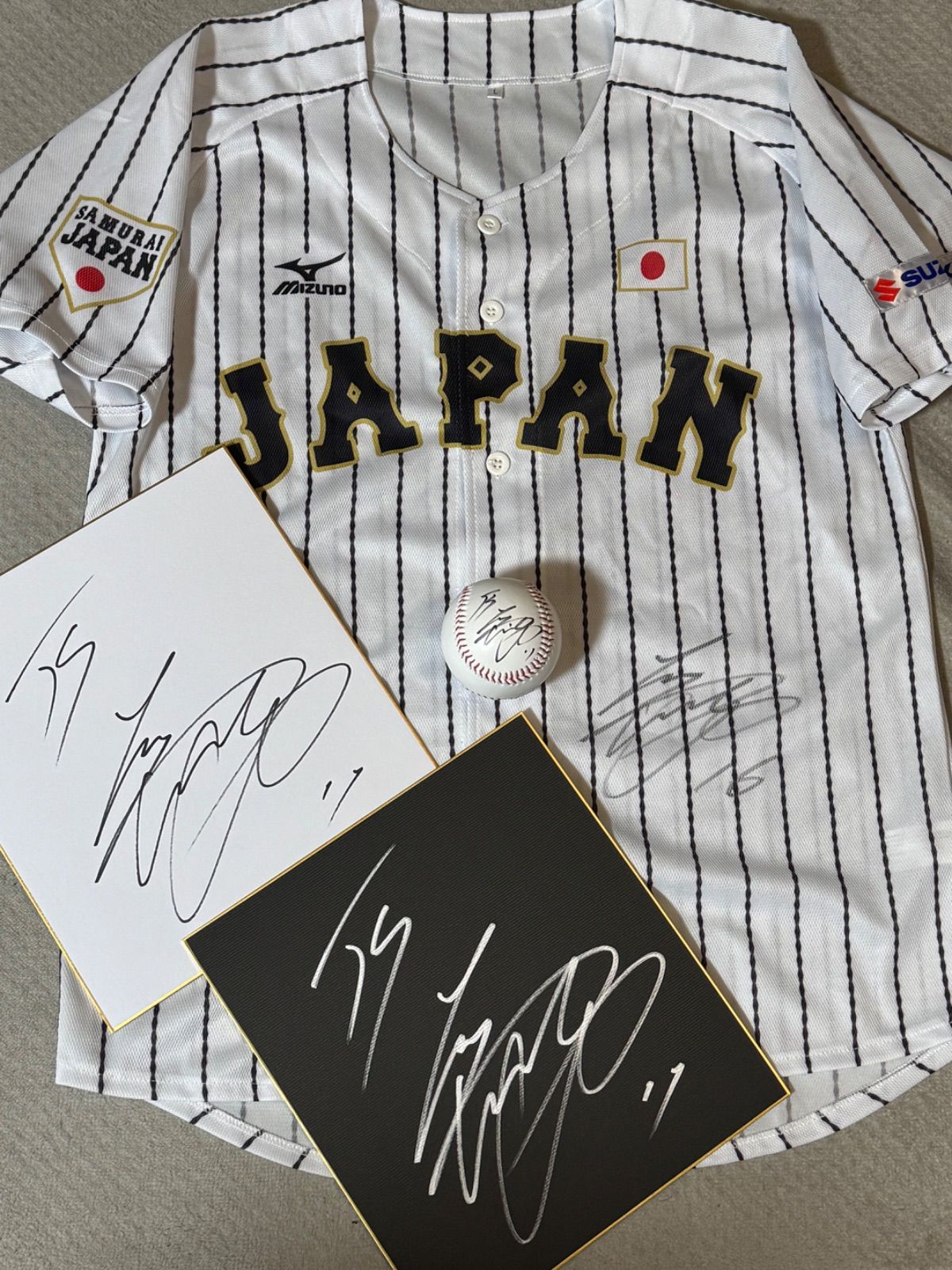 WBC 大谷翔平 直筆サインユニフォーム 直筆サイン色紙 直筆 WBC 大谷翔平 直筆サインユニフォーム 直筆サイン色紙 直筆