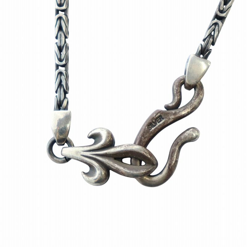 アクセサリー sculptor AQUA SILVER】幸せのシックスペンスコインシルバー×真鍮